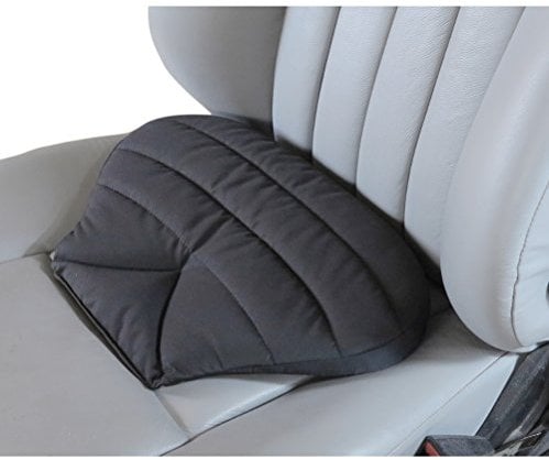 Coussin en biseau Noir