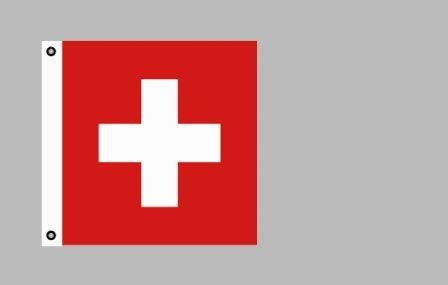 Everflag Flagge 90x90 : Schweiz Quadratisch