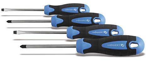 Högert 4 Piece Screwdriver Set Screwdriver Magnetic Slotted Kreutz