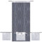 Bestlivings Fadenvorhang Lurex-Optik weiß, Auswahl: Stangendurchzug 300 x 250 cm