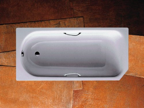 Kaldewei Advantage Saniform Plus Estrella v2 332 Antislip Stahlbadewanne, 1600 x 700 mm, Alpinweiß