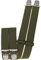 Harrys-Collection Herren Hosenträger 2 Größen großer Farbauswahl, Größen:130 cm, Farben:oliv