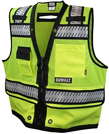 DEWALT DSV521 Class 2 Heavy Duty Surveyor Vest, 3X-Large