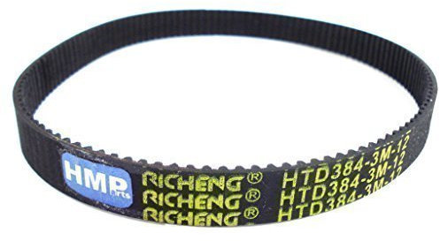 HMParts Courroie Trapézoïdale/Courroie Crantée Richeng HTD 384-3M-12 - E-Scooter