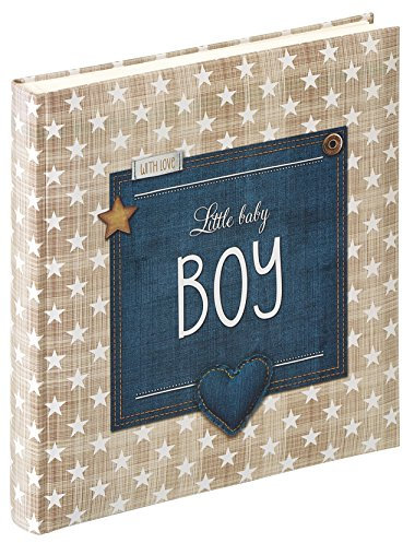 walther design Fotoalbum blau 28 x 30,5 cm Babyalbum, Baby Little Baby UK-100-L