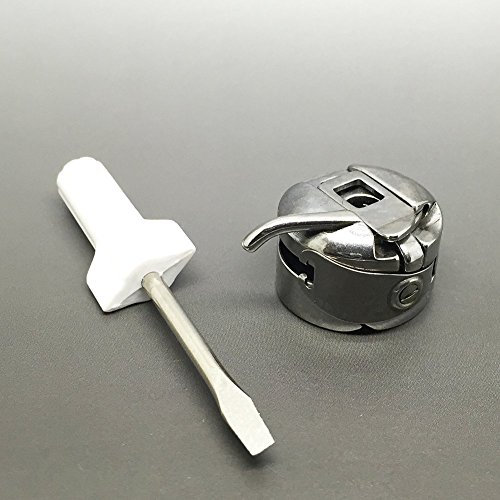 Bobbin CASE for Domestic Sewing Machines Will FIT Brother Toyota JANOME Singer & More with Free Tension Screwdriver