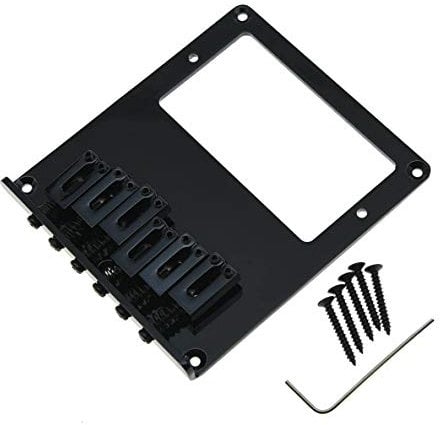 Kaish Humbucker Gitarrensteg, Chrom Tele Humbucker schwarz 1