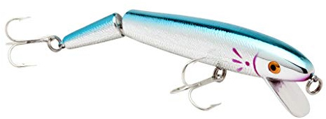 Baumwolle Cordell Gelenk rot Fin Köder, Chrome/Blue Back, 5-Inch