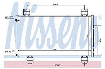NISSENS 940113 KONDENSATOR KLIMAKÜHLER KLIMAKONDENSATOR mit Trockner