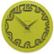 CalleaDesign 30 cm Labyrinth Zeder grün Wanduhr