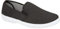 Tree BRETT Tennis en toile sans lacets pour homme, pied large - Pointure 39,5-47 - Beige - charbon, 39 EU
