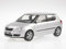Skoda Fabia 2 silber Modellauto Abrex 1:43