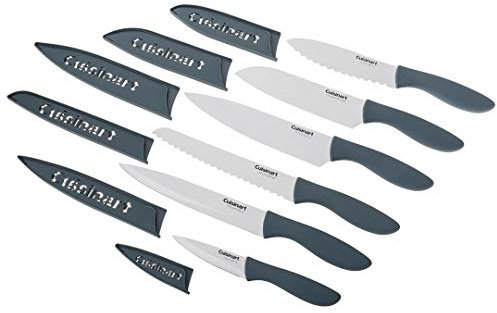 Cuisinart Keramik-beschichtetes Messer-Set, 12-teilig marineblau/grau