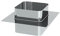 Dehnfugenblech für Schamotte, 200mm x 200mm Dehnfugenblech, Plattenmaß 330 x 330mm, Edelstahl