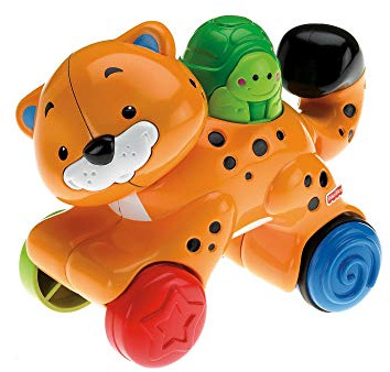 Fisher-Price Spielzeug – Amazing Tiere Press und Go Cheetah – Baby Kleinkind 6–36 Monate
