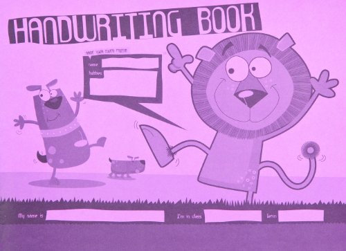 Silvine libro de escritura a mano (aprender a escribir) - púrpura cubierta x 1 solo libro