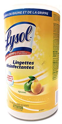 RAC77182EA Disinfecting Wipes,80 Wipes/Tub,Lemon/Lime Blossom