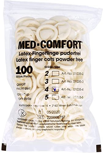 FINGERLING Latex OP Gr.4 100 St