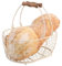 T & G Woodware Provence Korb, oval, Creme, mittlere