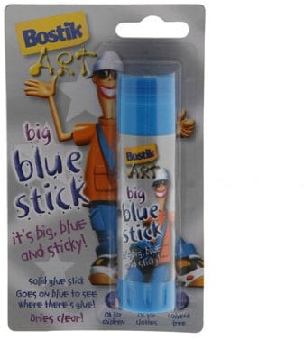 Bostik Art Big Glue Stick 36g - Color: Blue