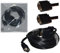 CAVO VGA CON FERRITI MASCHIO / MASCHIO LUNGHEZZA 10 Mt. COLORE NERO VGA-MM100 LINQ
