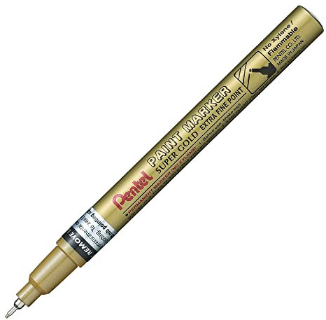 Pentel Paint Marker mfp10-x – Paint Markers, Gold (Gold)