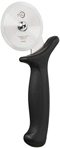 Mercer Culinary Millennia Stainless Steel Pizza Cutter with Black Handle and 2-3/4-Inch Wheel