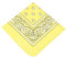 BOOLAVARD 1, 6, 9 oder 12 Stück Cowboy Bandanas Bandana mit original Paisley Muster,1er pack,Gelb