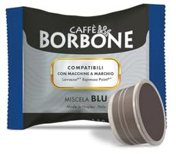 Caffè Borbone Mélange Bleu - 50 Capsules - Compatibles avec les Machines à Café Lavazza Espresso Point