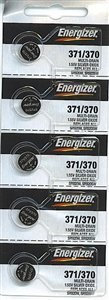 Energizer Energizer 371/370 Silver Oxide Watch Battery (5 per confezione)