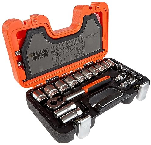 Bahco S240AF - Juego Vasos 1/2, 23 Piezas