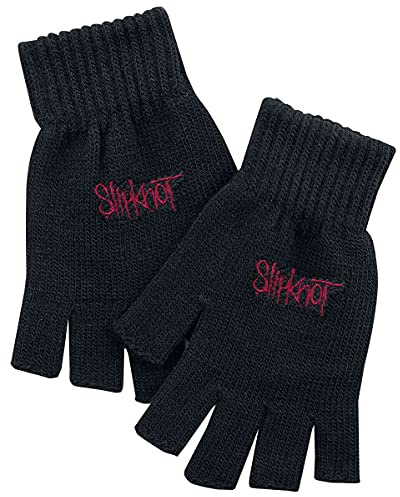Slipknot Logo Unisex Kurzfingerhandschuhe schwarz