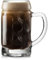 bar@drinkstuff Mini Stein Glass 1.6oz / 45ml - Set of 4 - Mini Beer Tankard Style Shot Glasses