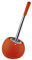 Sanwood Coppa WC-Bürstengarnitur, Keramik, orange, 16 x 37 x 16 cm