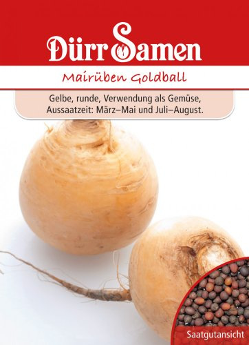 Dürr-Samen - Mairüben/Butterrüben Goldball Saatgut