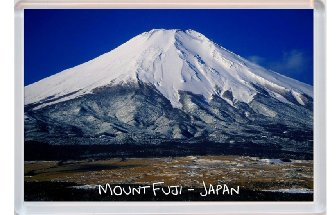 Mount Fuji - Japan - Jumbo Fridge Magnet