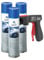 AUPROTEC Pistolengriff + Normfest Zink Grundierung Galva 97 Ultra hitzefest 490°C schweißbar Zinkspray Farbe 3x 400ml