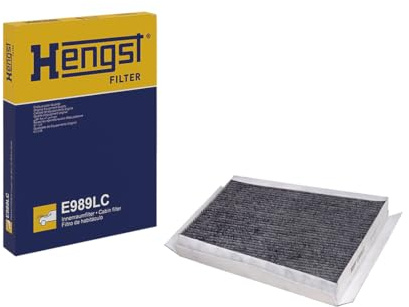 HENGST - Innenraumfilter E989LC - Luftfilter für den Innenraum mit Aktivkohle - Filtert Staub, Pollen & Gerüche für Allergiker - Für saubere Frischluft im KFZ - Automotive Zubehör