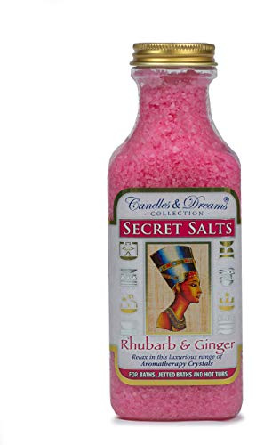 Candles and dreams Hot tub Spa / Bath Aromatherapy Scents Crystals (Rhubarb & Ginger) Vegan (500g)