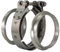 Edelstahl V-Band Schelle 51mm / 2 Zoll selbstzentrierend mit Anschweißringe