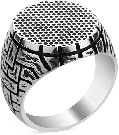 mysilverworld Lizenzierter massiver Ring aus 925er-Sterlingsilber, Cukur The Pit Yamac, 925er-Sterlingsilber, Metall