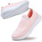 STQ Zapatillas de caminar para mujer sin cordones informales, color Rosa, talla 40 EU
