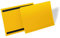 Durable Magnetische Kennzeichnungstasche A4 quer, Packung à 50 Stück, Gelb, 174504