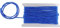 WedDecor Nylon String Trim Cord 1.2mm Paracord Satin Braided Twisted Synthetic Rattail Cords for Chinese knot Beading Jewellery making Macrame, Royal Blue, 10 meters