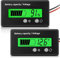 DC 12V 24V 36V 48V 60V 72V 84V Golf Cart Battery Meter with Alarm, Front Setting and Switch Key Battery Capacity Voltage Indicator Gauge Acid and Lithium ion Indicator