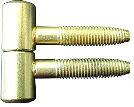 CERNIERA PER PORTA ANUBA Maschio+Femmina Ottonata Misura perno 13 mm