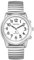 MAUJOY Reloj parlante atómico para hombre, reloj parlante en inglés, reloj de cuarzo con voz en inglés, para personas ciegas y personas mayores con discapacidad visual, Plata4, Clásico