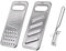 Westmark Set, 3tlg.: Universalreibe + Gurkenhobel + Sparschäler, Rostfreier Edelstahl, Steel + Famos, Silber, 100222E6