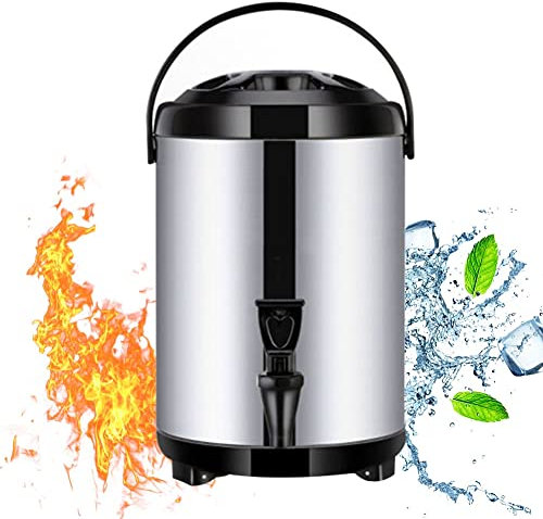 Ledpower Distributore Di Bevande Calde Ede Bollitore Termostato Caldaia ad Acqua Calda in Acciaio Inossidabile Barilotto Isolato, per L'Ufficio Commerciale Domestico/20L