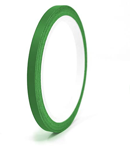 Finest Folia 10 Meter Matt Zierstreifen Auto LKW Motorrad Boot Modellbau Basteln DIY Deko Dekorstreifen Seitenstreifen Klebestreife selbstklebend (Grasgrün matt, 3mm Breite)